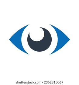 Diseño Web Preparado Para Retina Icono Azul Isolación En Ilustración Vector De Fondo Blanco | Iconos de Seo