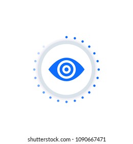 retina scan, biometric recognition, vector