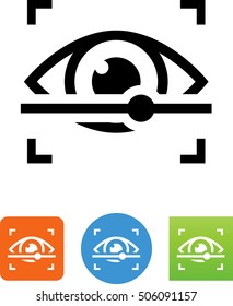 Retina Scanner Icon. 