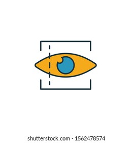 Retinal Recognition icon. Simple element from security icons collection. Creative Retinal Recognition icon ui, ux, apps, software and infographics.