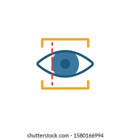 Retinal Recognition icon. Simple element from security icons collection. Creative Retinal Recognition icon ui, ux, apps, software and infographics.