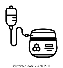 Retinol Infusion icon line vector illustration