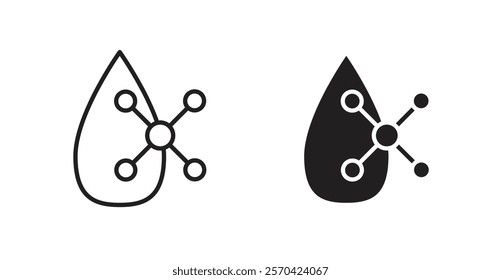 Retinol vector web icons set
