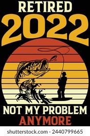 
Retired 2022 Not My Problem Anymore eps cut file for cutting machine