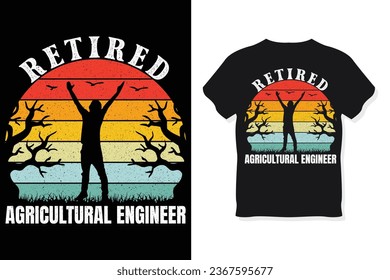 Retired air traffic controller  Retro Funny Retirement T-Shirt Design