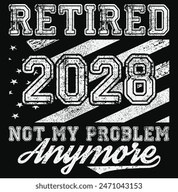 Retired Decoration Men Women Retirement T-Shirt,Retirement Humor Gifts, Retired Vintage Design