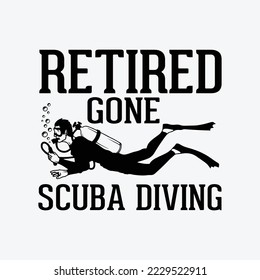 Retired Gone Scuba Diving Gear Retirement