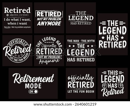 Retired t shirt design bundle