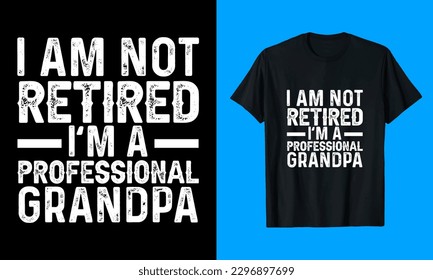 Retired Typography T-Shirt Design, Retired T-Shirt Design