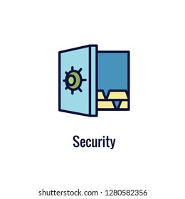 Retirement Account and Savings Icon Set - Mutual Fund, Roth IRA, etc