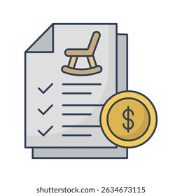 Retirement coverage :Vector Icon which can easily modify or edit

