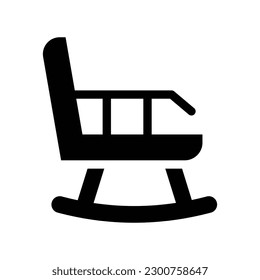 retirement glyph icon illustration vector graphic