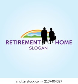 Retirement Home Logo For Personal And Commercial Use