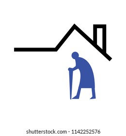 retirement house - logo design
