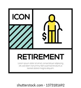 RETIREMENT ICON CONCEPT