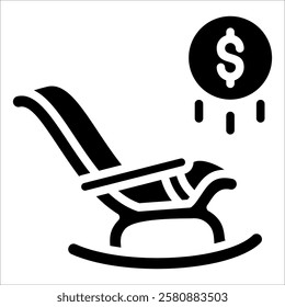 Retirement Icon Element For Design