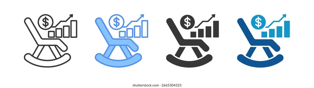 Ícone de Baixa Definir Coleção de Vários Estilos