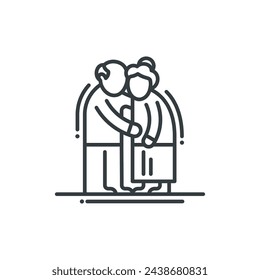 Retirement icon, Retirement vector illustration
