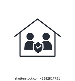 retirement icon. vector.Editable stroke.linear style sign for use web design,logo.Symbol illustration.