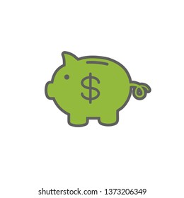 Retirement Investments / Dividend Income, Mutual Fund, IRA Icon set