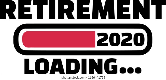 Retirement loading bar 2020 retired