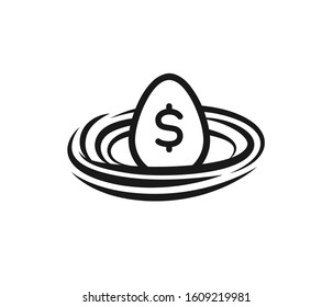 retirement nest egg, Finance Savings Icon