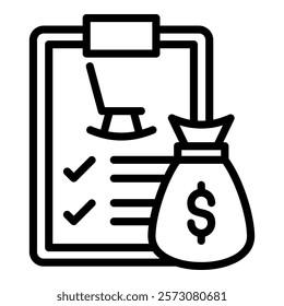 Retirement Plan Simple Vector Icon Collection