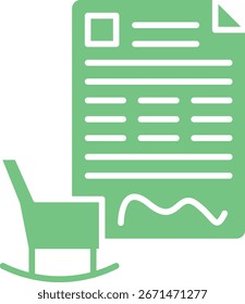 Ilustración de icono de Vector único de planificación de la jubilación