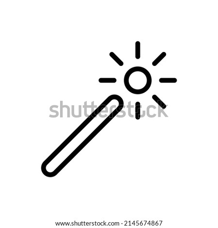 Retouch Icon. Line Art Style Design Isolated On White Background
