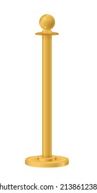 Retractable belt rack. Portable tape barrier. Red carpet with red ropes on golden stanchions. Exclusive event, movie premiere, gala, ceremony, awards concept. Vector