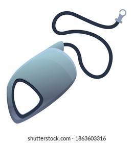 Retractable cat leash icon. Cartoon of retractable cat leash vector icon for web design isolated on white background