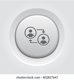 Retraining Icon. Business Concept
