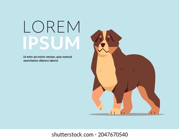 retriever icon cute dog labrador furry human friends domestic animals concept full length