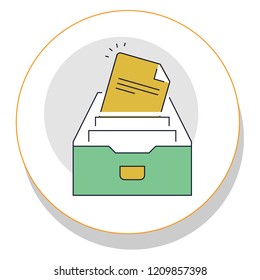a retrieving icon trendy icon on white background for web graphic
