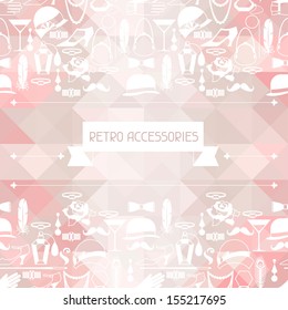 Retro of 1920s style seamless pattern.