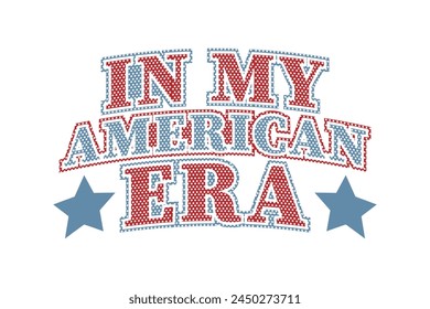 Retro 4th of July t shirts design. Happy 4th of July t shirts. American Mama mini 4th of July T-shirt Design for t-shirts, tote bags, cards, frame artwork etc.