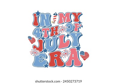 Retro 4th of July t shirts design. Happy 4th of July t shirts. American Mama mini 4th of July T-shirt Design for t-shirts, tote bags, cards, frame artwork etc.