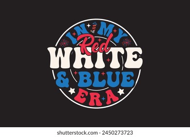 Retro 4th of July t shirts design. Happy 4th of July t shirts. American Mama mini 4th of July T-shirt Design for t-shirts, tote bags, cards, frame artwork etc.