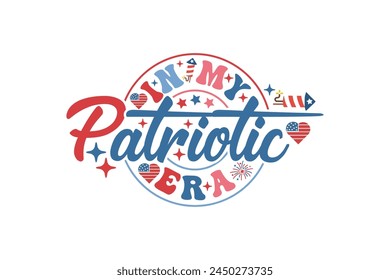 Retro 4th of July t shirts design. Happy 4th of July t shirts. American Mama mini 4th of July T-shirt Design for t-shirts, tote bags, cards, frame artwork etc.