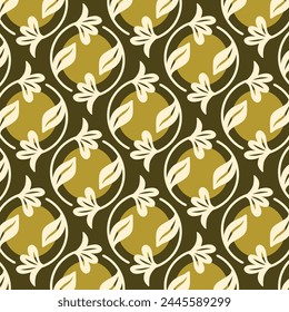 Retro 70 S Seventies Flowers Kitchen Hessian Glanoramay Designs in Fabric, Wallpaper and Textures