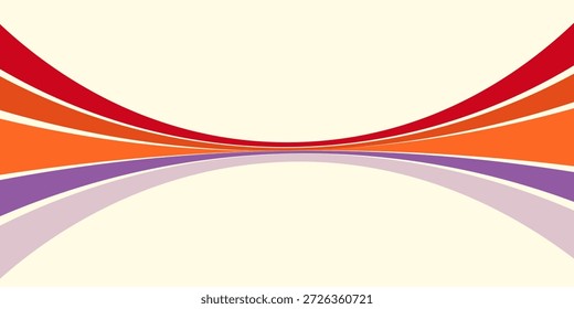 Retro 70s Abstract background vector illustration	
