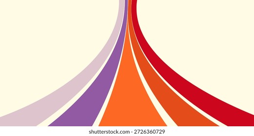 Retro 70s Abstract background vector illustration	
