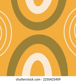 Retro 70s Abstract curve background vector illustration. Trippy Glitchy  groovy design. Geometric Wavy backdrop 1960s-1970s Hippie style fluid Wallpaper, web site template