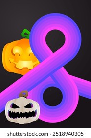 Cópia arquivada em 17 de julho de 2013 "Retro 70s Background with Halloween Jack O' Lantern" . Groovy assustador modelo de arte dos anos 70. Cartaz de abóbora de design Vintage minimalista. Arte colorida antiquada.