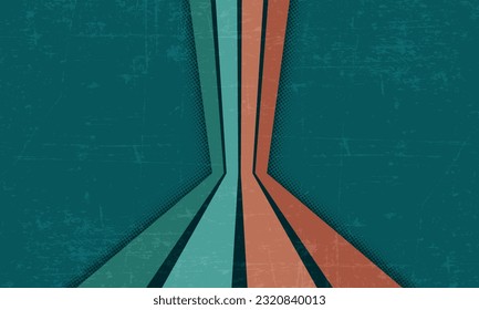 retro 70s background, vector illustration