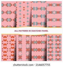 Retro 70s Seamless pattern Graphics. Retro Pattern Vector Pack.Design for decor, prints, textile, furniture, cloth, digital. 