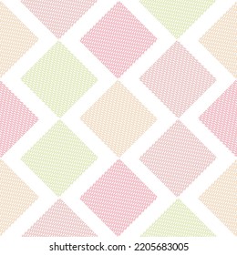 Retro 70s Style Nostalgic Fashion Textile Background. Summer Resort Print. Micro Geometric Texture