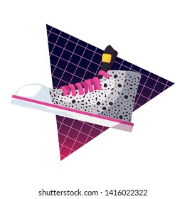 retro 80s style vector ilustration vector ilustration