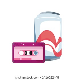 retro 80s style vector ilustration vector ilustration