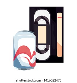 retro 80s style vector ilustration vector ilustration